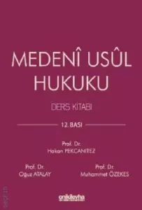 Medeni Usul Hukuku Ders Kitabı (Ciltli)