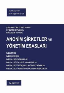 ANONİM ŞİRKETLER VE YÖNETİM ESASLARI