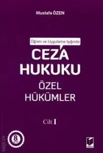Ceza Hukuku Özel Hükümler – I