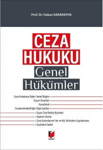 Ceza Hukuku Genel Hükümler