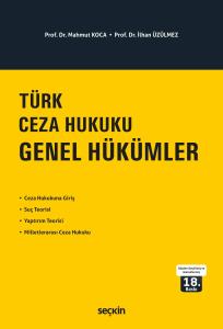 Türk Ceza Hukuku Genel Hükümler