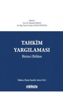 Tahkim Yargılaması Birinci Bölüm