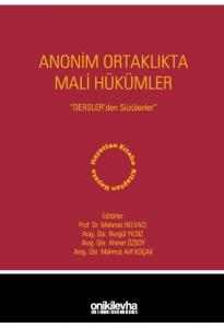 Anonim Ortaklıkta Mali Hükümler