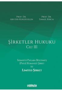 Şirketler Hukuku - Cilt III