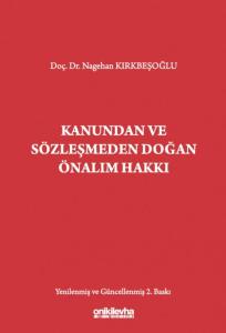 Kanundan ve Sözleşmeden Doğan Önalım Hakkı