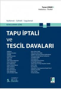Tapu İptali ve Tescil Davaları