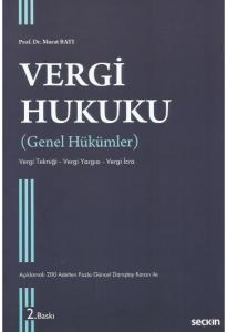 Vergi Hukuku (Genel Hükümler)