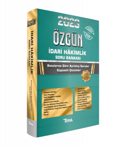 ÖZGÜN İdari Hakimlik Soru Bankası