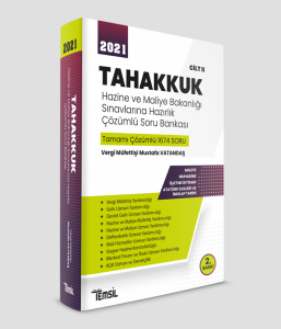 Tahakkuk Hazine ve Maliye Bakanlığı Sınavlarına Hazırlık CİLT II