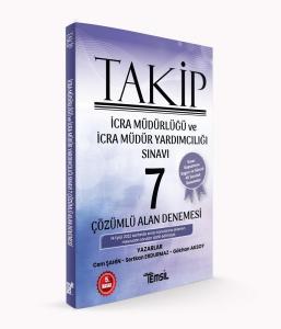 Takip İcra Müdürlüğü ve Müdür Yardımcılığı Sınavı 7 Çözümlü Alan Denemesi 2022