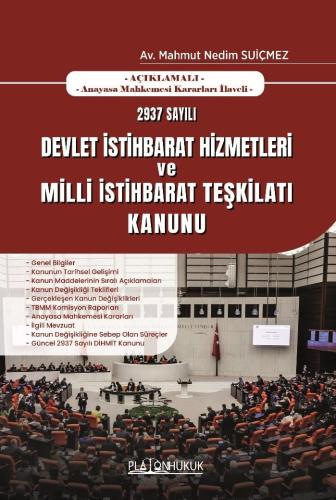2937 SAYILI DEVLET İSTİHBARAT HİZMETLERİ VE MİLLİ İSTİHBARAT TEŞKİLATI KANUNU