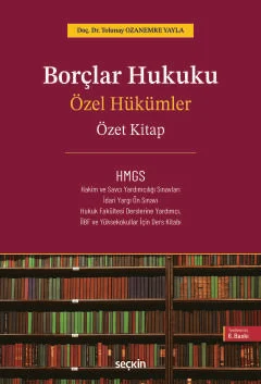 Borçlar Hukuku Özel Hükümler – Özet Kitap –