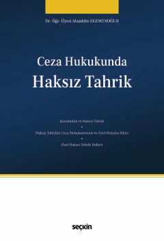 Ceza Hukukunda Haksız Tahrik