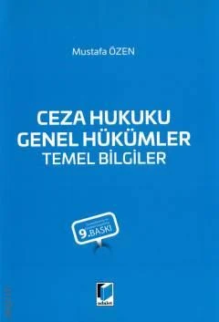 Ceza Hukuku Genel Hükümler Temel Bilgiler