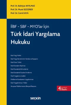 Türk İdari Yargılama Hukuku (MYO)