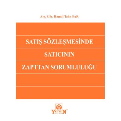 Satış Sözleşmesinde Satıcının Zapttan Sorumluluğu