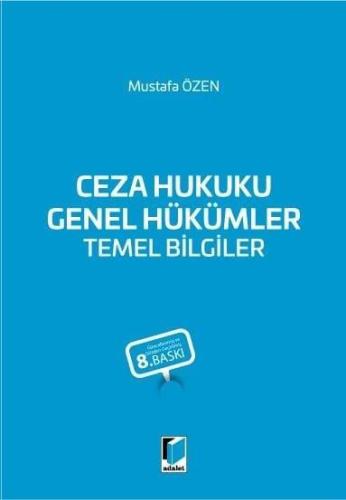 Ceza Hukuku Genel Hükümler Temel Bilgiler