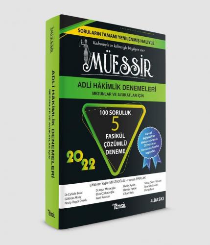 Müessir Adli Hakimlik Denemeleri