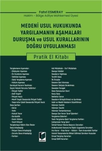 Medeni Usul Hukukunda Yargılamanın Aşamaları Duruşma ve Usul Kurallarının Doğru Uygulanması