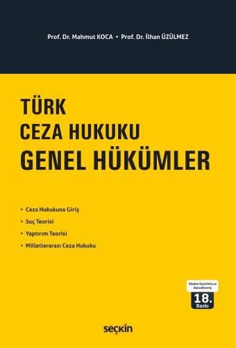 Türk Ceza Hukuku Genel Hükümler