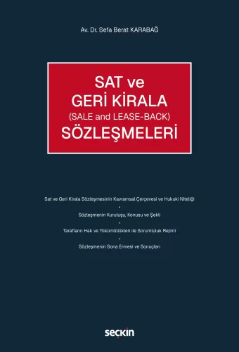 Sat ve Geri Kirala Sözleşmeleri