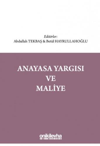 Anayasa Yargısı ve Maliye