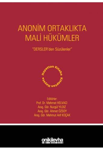 Anonim Ortaklıkta Mali Hükümler