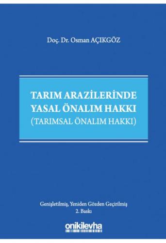 Tarım Arazilerinde Yasal Önalım Hakkı