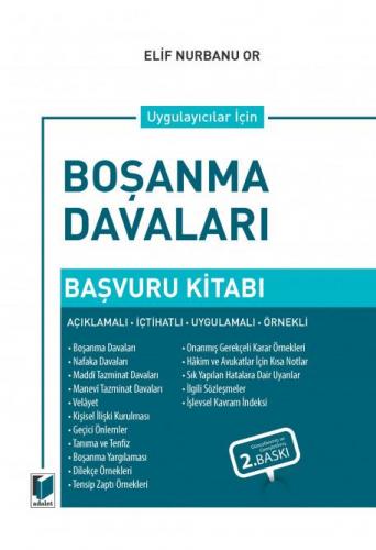 Boşanma Davaları Başvuru Kitabı