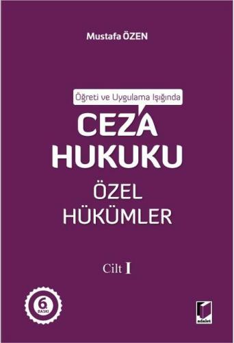 Ceza Hukuku Özel Hükümler Cilt I