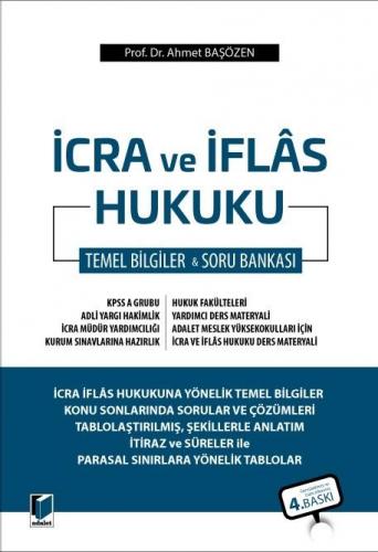 İcra ve İflas Hukuku Temel Bilgiler & Soru Bankası