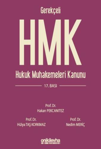 Hukuk Muhakemeleri Kanunu (Gerekçeli) Ciltli