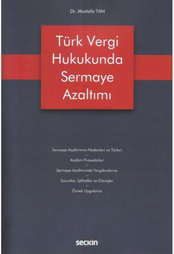Türk Vergi Hukukunda Sermaye Azaltımı