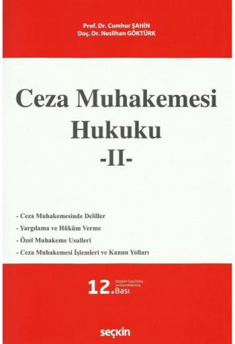 Ceza Muhakemesi Hukuku -II