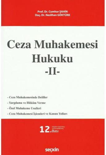 Ceza Muhakemesi Hukuku -II-