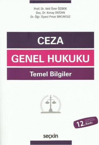Ceza Genel Hukuku Temel Bilgiler