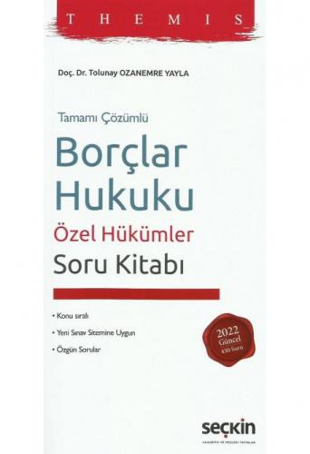 Themıs Borçlar Hukuku Özel Hükümler Soru Kitabı