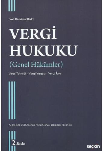 Vergi Hukuku (Genel Hükümler)