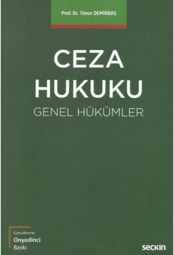 Ceza Hukuku Genel Hükümler