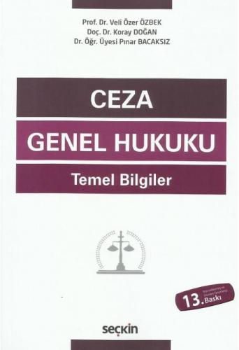Ceza Genel Hukuku Temel Bilgiler