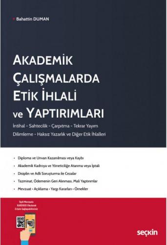 Akademik Çalışmalarda Etik İhlali ve Yaptırımları