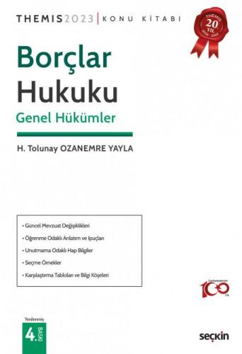 Themıs Borçlar Hukuku Genel Hükümler Konu Kitabı