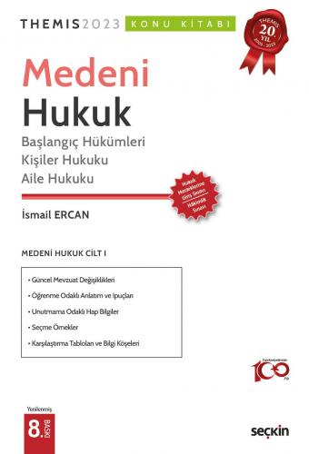 THEMIS – Medeni Hukuk C: 1 – Konu Kitabı