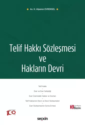 Telif Hakkı Sözleşmesi ve Hakların Devri