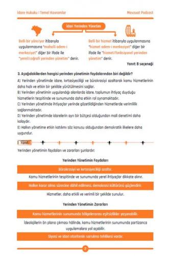 İdare Hukuku Çözümlü Soru Bankası