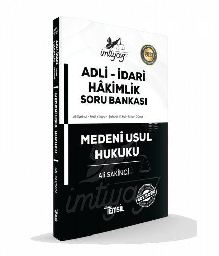 İmtiyaz Adli-İdari Hâkimlik Medeni Usul Hukuku Soru Bankası