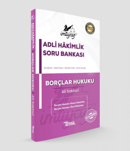 İmtiyaz Borçlar Hukuku Soru Bankası 2023