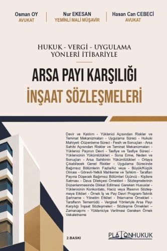ARSA PAYI KARŞILIĞI İNŞAAT SÖZLEŞMELERİ