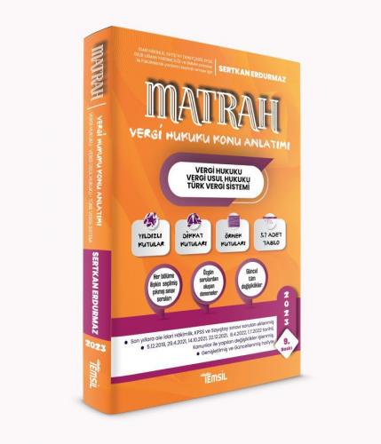 MATRAH VERGİ HUKUKU KONU ANLATIMI