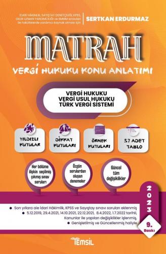 MATRAH VERGİ HUKUKU KONU ANLATIMI